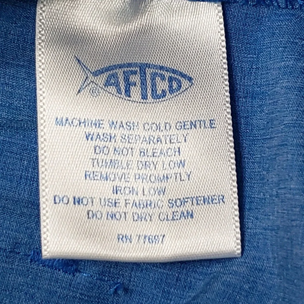 AFTCO Mens 38 Fishing Shorts Blue Stretch Performance Cargo Utility Outdoor